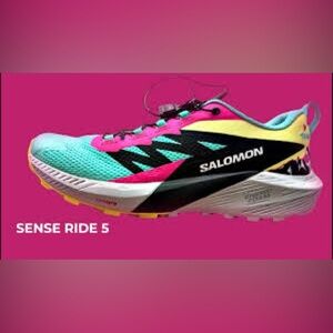 NEW - Salomon Sense Ride 5 Women's Trail Running Shoes - Size 10 in box